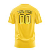 Custom Gold Light Yellow T-Shirt