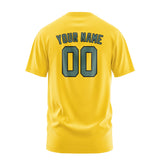 Custom Gold Blue Green T-Shirt