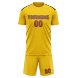 Custom Gold Copper Rose Soccer Set