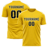 Custom Gold Olive Soccer Jersey
