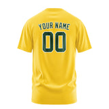 Custom Gold Green T-Shirt