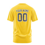 Custom Gold Dark Grey T-Shirt