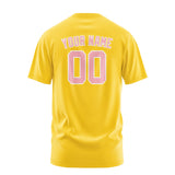 Custom Gold Light Pink T-Shirt