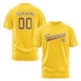 Custom Gold Khaki T-Shirt