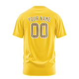 Custom Gold Light Khaki T-Shirt