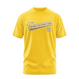 Custom Gold Light Khaki T-Shirt