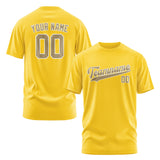 Custom Gold Light Khaki T-Shirt