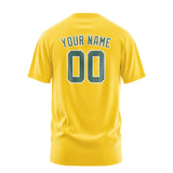 Custom Gold Blue Green T-Shirt