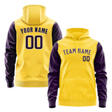 Custom Gold Purple Hoodie