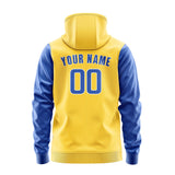 Custom Gold Sky Blue Hoodie 3030090930B31809