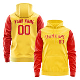 Custom Gold Orange Red Hoodie