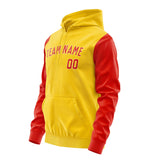 Custom Gold Orange Red Hoodie 3030121230B31812