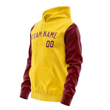 Custom Gold Crimson Red Hoodie 3030151530B31815