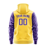 Custom Gold Light Purple Hoodie 3030232330B31823