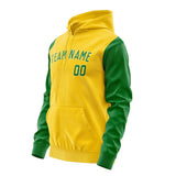 Custom Gold Emerald Green Hoodie 3030242430B31824