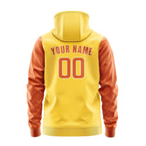 Custom Gold Orange Hoodie 3030282830B31828