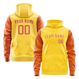 Custom Gold Orange Hoodie