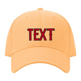 Custom Peach Powder Crimson Red Hat