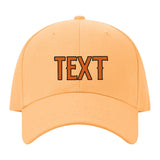 Custom Peach Powder Blue Green Hat