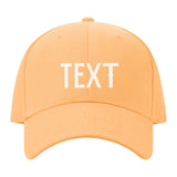 Custom Peach Powder Pale Ice Blue Hat