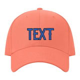 Custom Coral Pink Navy Hat