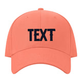 Custom Coral Pink Pale Peach Hat