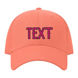 Custom Coral Pink Light Pink Hat 31B21713