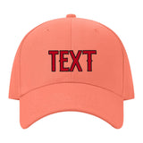 Custom Coral Pink Crimson Red Hat