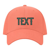 Custom Coral Pink Slate Gray Hat