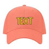 Custom Coral Pink Peach Powder Hat