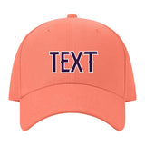 Custom Coral Pink Gray Hat