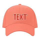 Custom Coral Pink Lavender Gray Hat