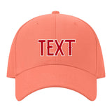 Custom Coral Pink Crimson Red Hat