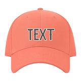 Custom Coral Pink Orange Hat