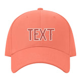 Custom Coral Pink Emerald Green Hat 31B21829