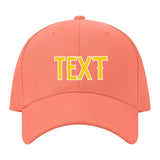 Custom Coral Pink Peach Powder Hat