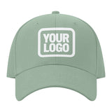 Custom Ash Green Pale Ice Blue Hat