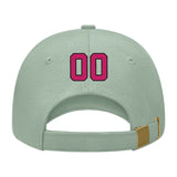 Custom Ash Green Light Pink Hat 32B21713