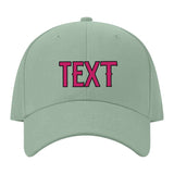 Custom Ash Green Light Pink Hat