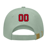 Custom Ash Green Crimson Red Hat 32B21714