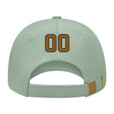 Custom Ash Green Dark Green Hat 32B21722