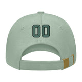 Custom Ash Green Slate Gray Hat 32B21727