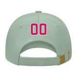 Custom Ash Green Light Pink Hat 32B21813