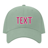 Custom Ash Green Light Pink Hat