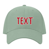 Custom Ash Green Crimson Red Hat 32B21814