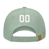 Custom Ash Green Pale Ice Blue Hat 32B21818