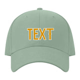 Custom Ash Green Sky Blue Hat