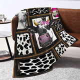 Gifts for Daughter Blanket, “Cow Girl Power”, From Parents, Birthday, Christmas, Everyday Encouragement, Motivational