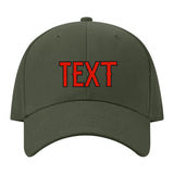 Custom Dark Green Lavender Gray Hat