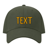 Custom Dark Green Sky Blue Hat